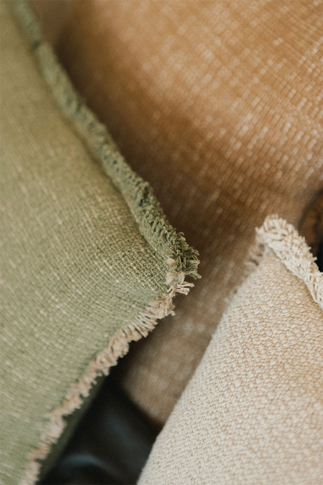 Handloom Square Cushion by Lorena Canals