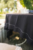 Handloom tablecloth by Lorena Canals with intricate woven pattern, showcasing natural fabric and craftsmanship for home accessories.