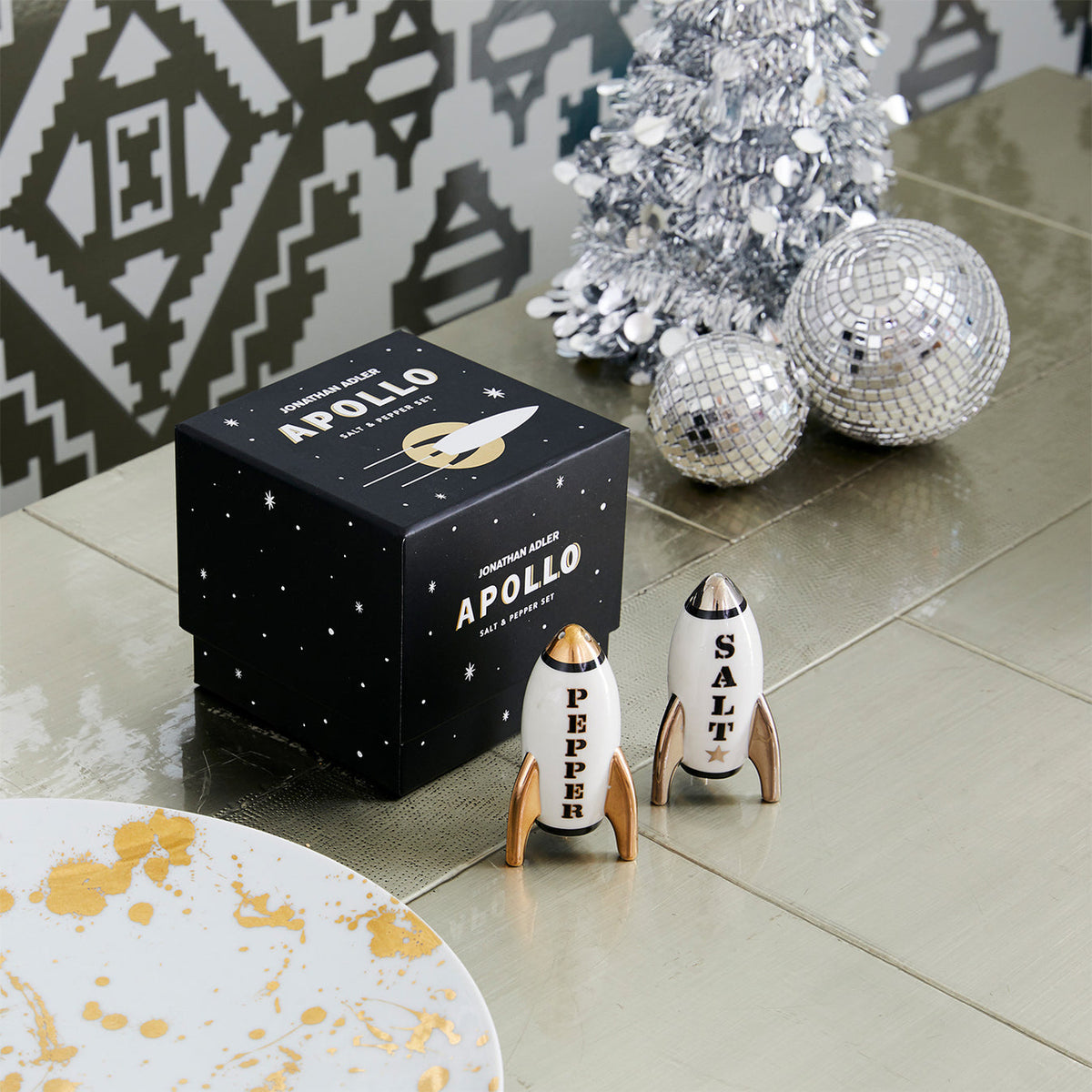 Apollo Salt & Pepper Shakers by Jonathan Adler