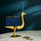 Brass Bird Menorah by Jonathan Adler