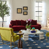 Circuit Marble Cocktail Table by Jonathan Adler