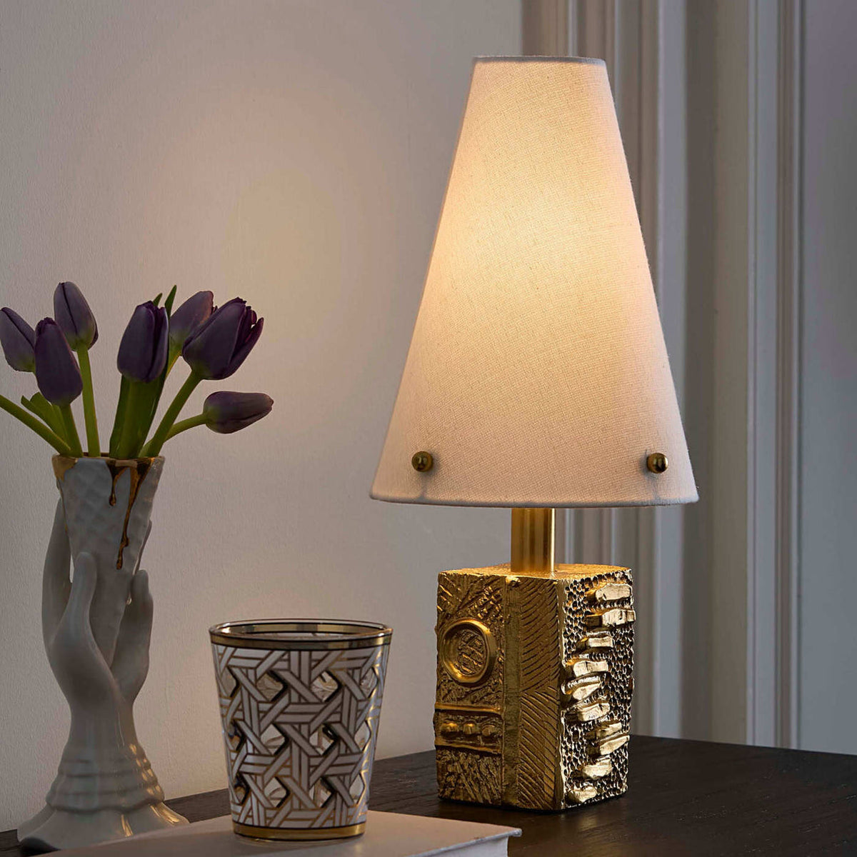 Foundry Brass Table Lamp by Jonathan Adler