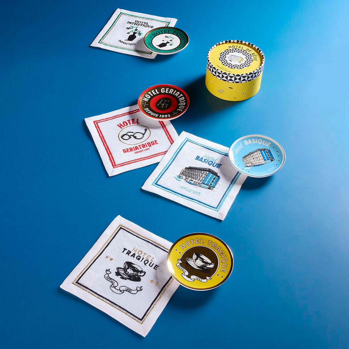 Hôtel De Rêve Coasters by Jonathan Adler