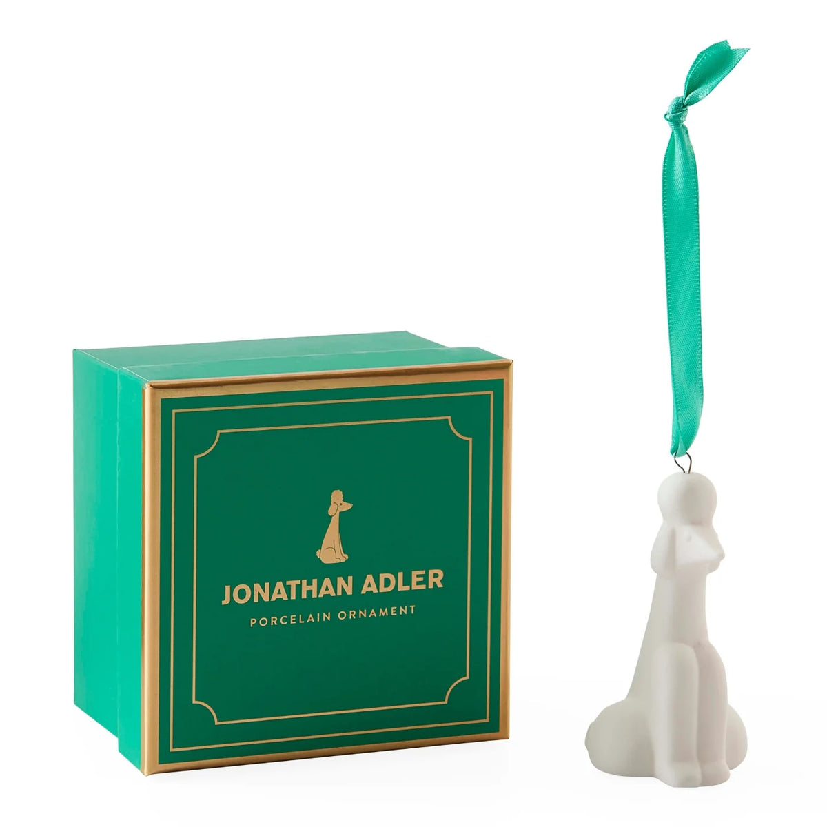 Poodle Ornament by Jonathan Adler