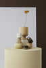 OYOY Hagi Pot in brown ceramic, featuring a rounded shape and subtle textured finish