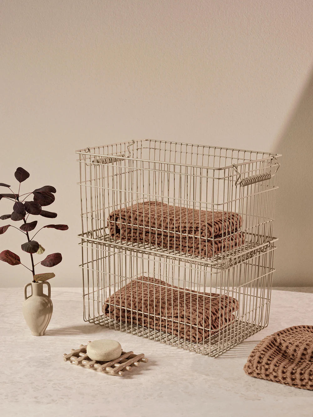 Cala Stackable Baskets - Set of 2 by Ferm Living