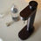 Stelton Brus Carbonator accessory for soda maker, sleek black plastic with ergonomic handle and carbonating mechanism.