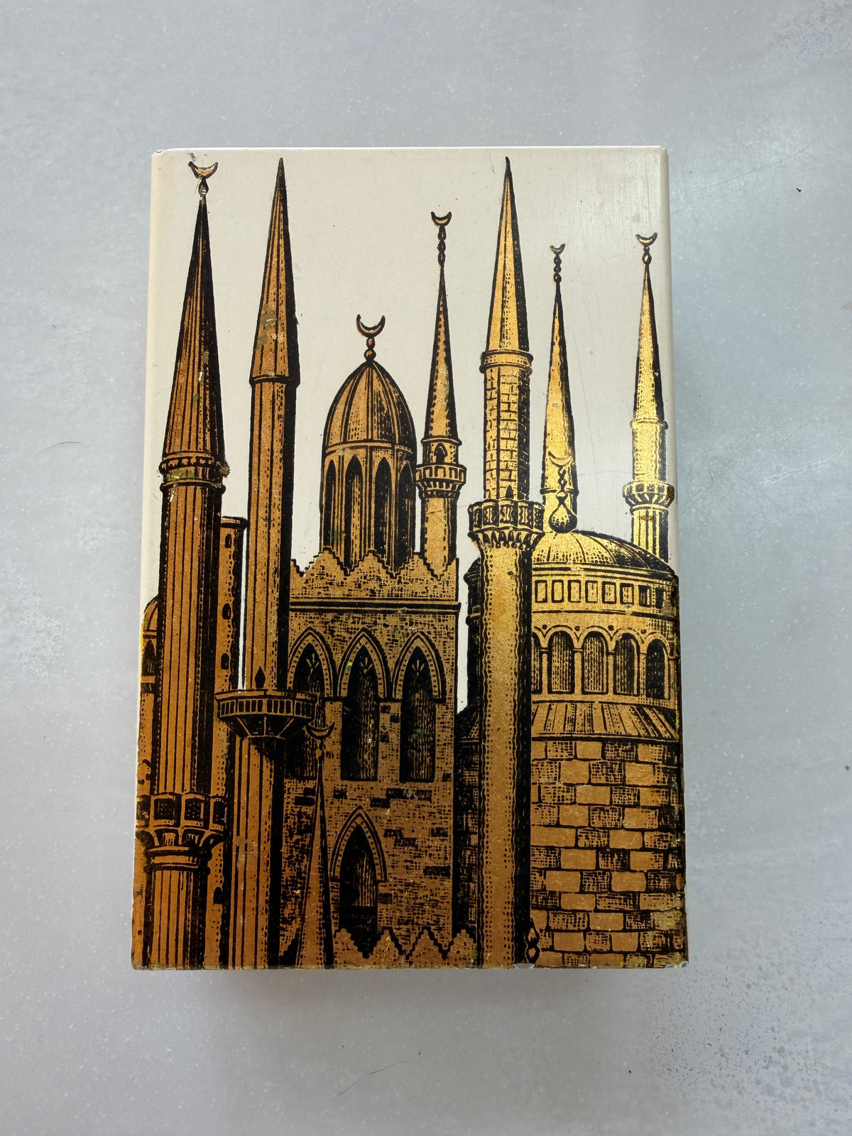 Vintage 1960s Pierro Fornasetti Istanbul Cigarette case / box