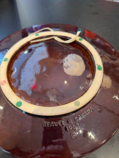 Vintage Expo 67 Beauceware Hanging Plate 1967 Quebec