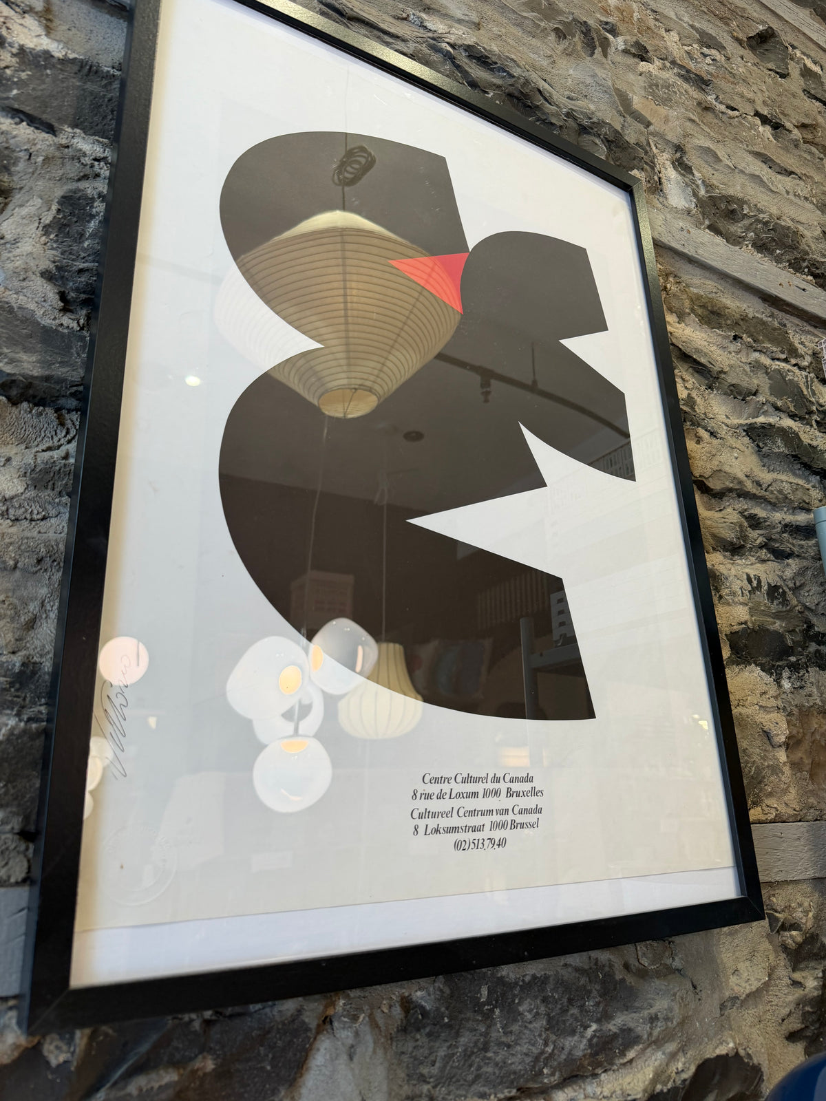 Vittorio Fiorucci Signed Poster Art centre culturel bruxelles 1982