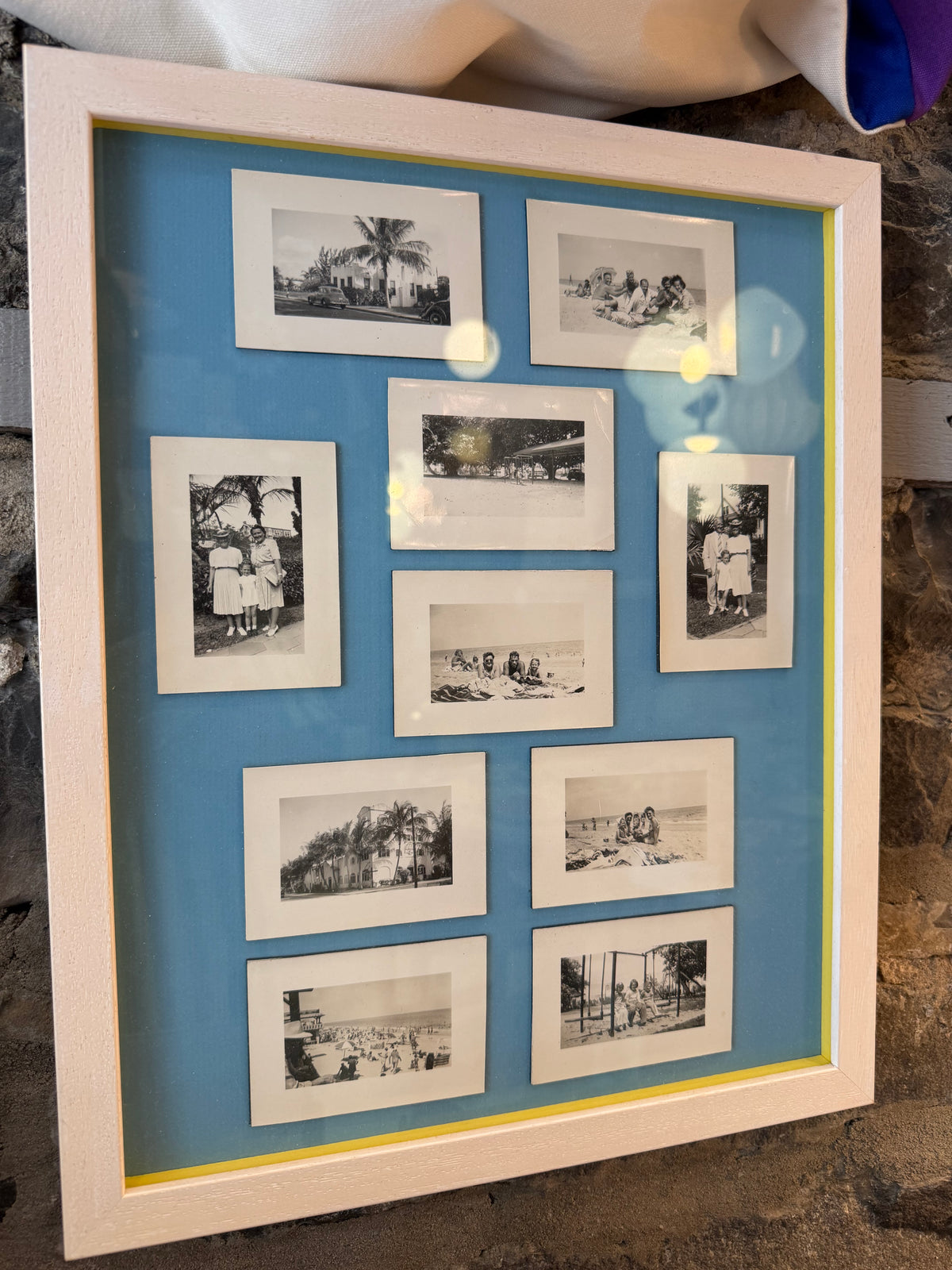Vintage mid century 1930s original family photographs from Palm Beach Florida