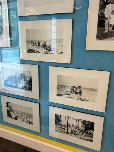 Vintage mid century 1930s original family photographs from Palm Beach Florida