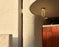Brass In Vitro ceiling light by Flos, outdoor lighting fixture with a sleek, modern design featuring star-shaped accents.