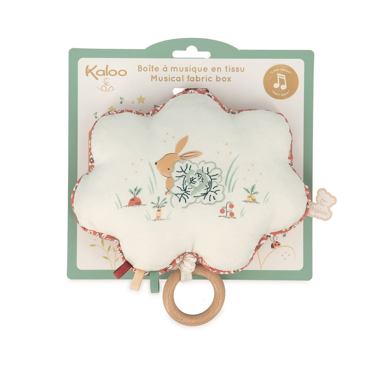 Musical Fabric Box: Little Rabbit Song by Kaloo