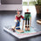 Kay Bojesen Christmas The Skier accessory featuring a wooden skier figure with winter clothing and festive holiday design.