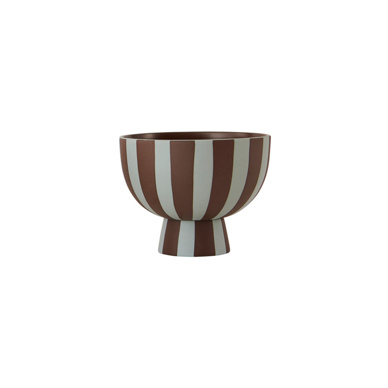 Toppu Mini Bowl - Dusty Blue/Choko by OYOY