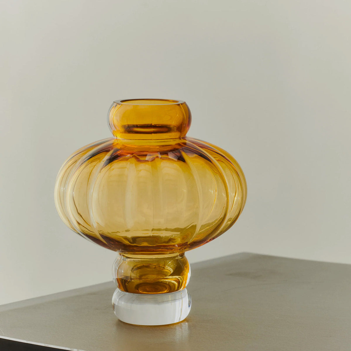 Balloon Vase 02 Amber by Louise-Roe