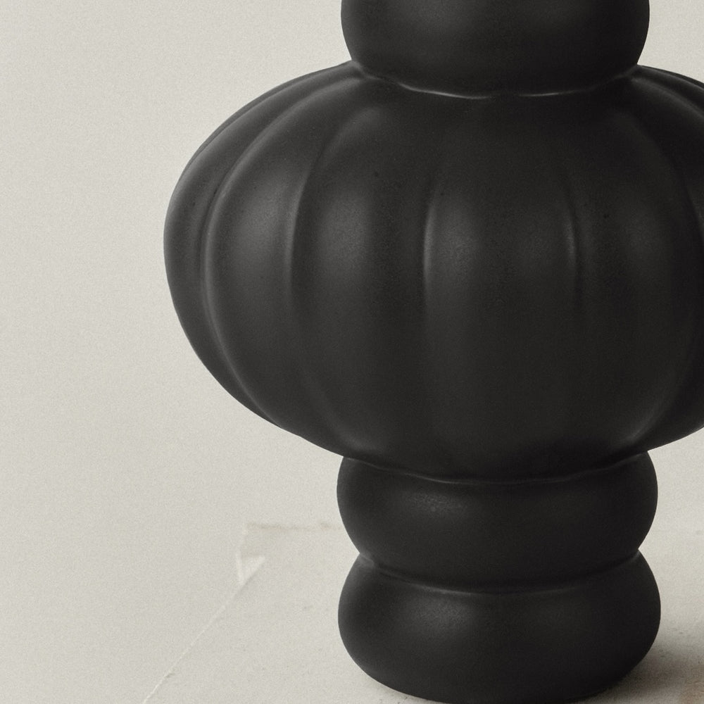 Balloon Vase 08 Ink Black by Louise-Roe
