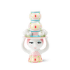 Lady with Hat candle holder by Bjørn Wiinblad, ceramic accessory featuring a detailed figure of a woman wearing a hat.