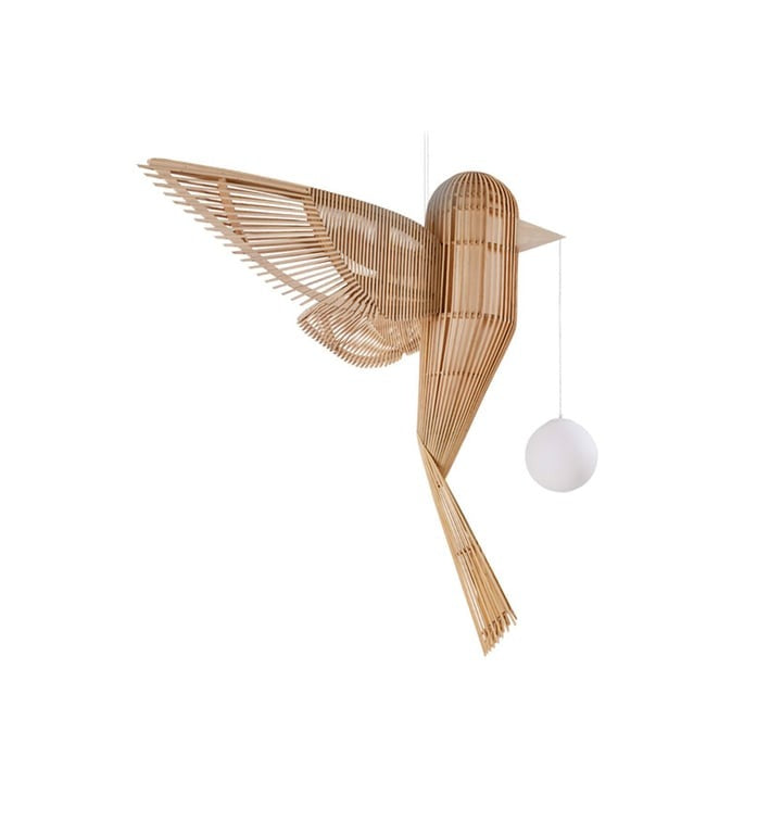 Bird Vertical Suspension, Life Size by LZF