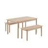 Linear Wood Bench by Muuto