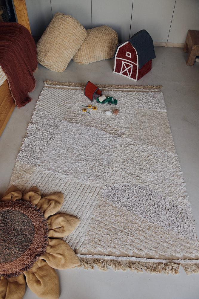 Farm Fields Washable Play Rug by Lorena Canals