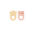 Nelson & Ling Ling Baby Teether - Pack of 2 by OYOY MINI