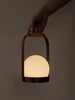 Carrie Portable Lamp Leather Handle by Audo Copenhagen