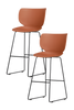 Hana Bar Stool Un-Upholstered - Set of 2 by Moooi