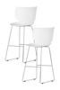 Hana Bar Stool Un-Upholstered - Set of 2 by Moooi