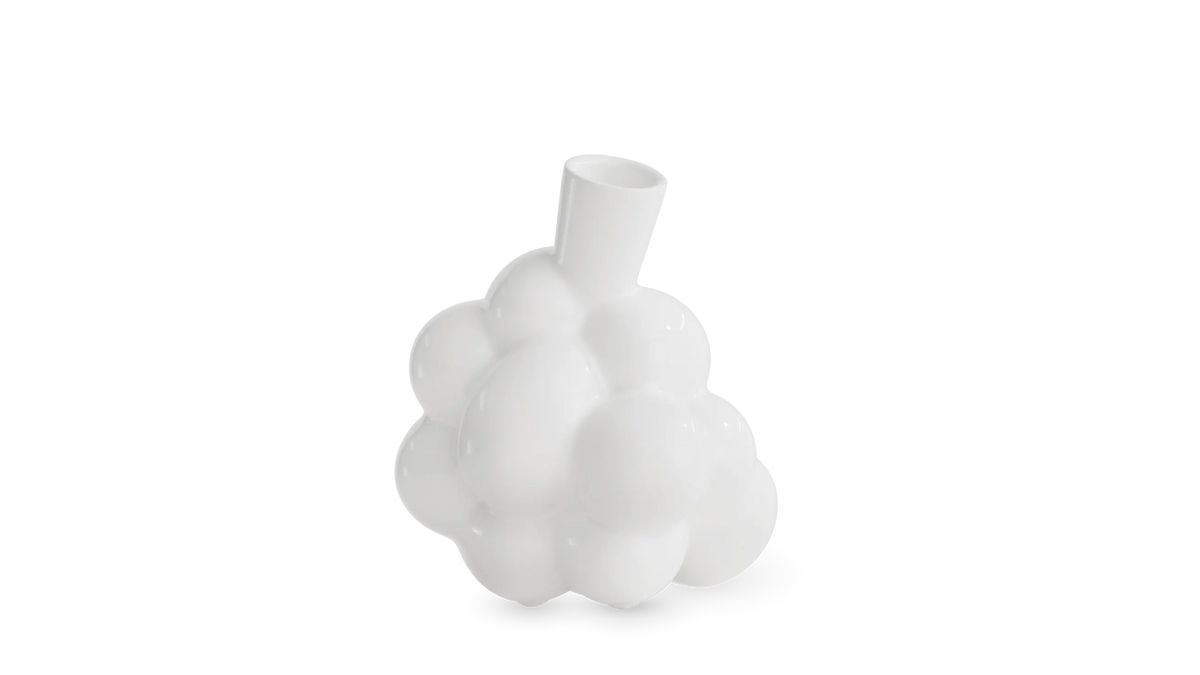 Large Egg Vase XL by Moooi with a Royal Delft-inspired blue and white ceramic design, showcasing elegant decorative accessories.