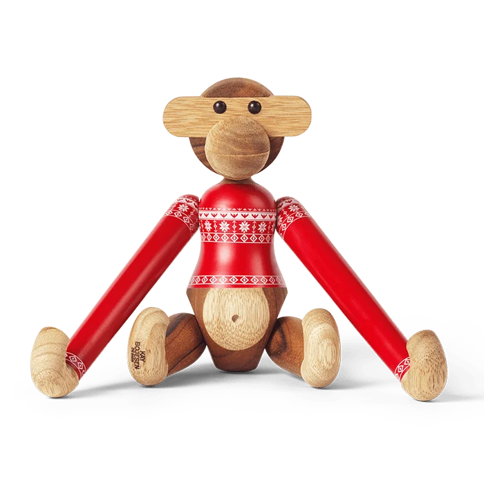 Christmas Jumper Monkey by Kay Bojesen