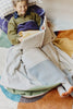 Colour Composition Knitted Blanket by Lorena Canals