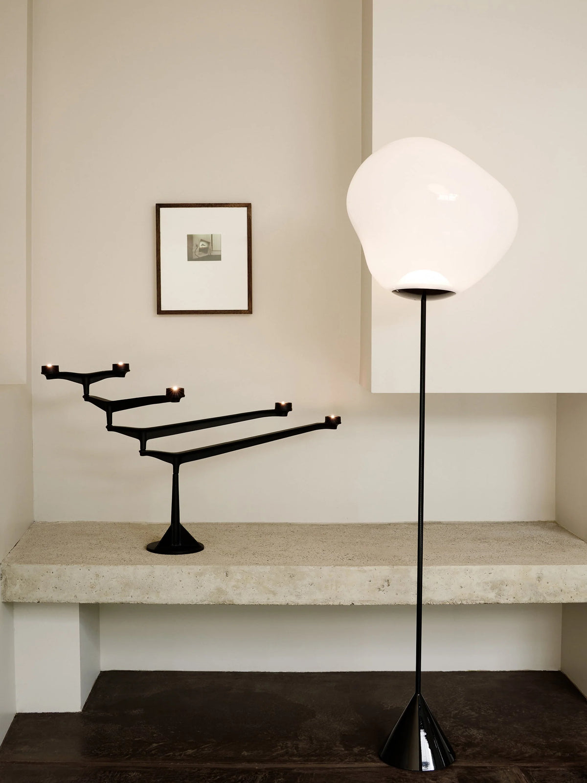 Melt Cone Slim Floor Light by Tom Dixon