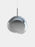 Polished nickel Melt Medium Pendant by Tom Dixon, showcasing a smooth, modern lighting fixture with a sleek, reflective surface.