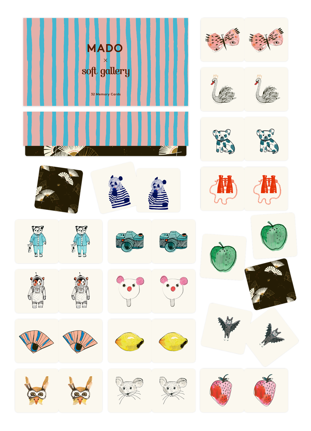 Soft Gallery Memory Game by Paper Collective