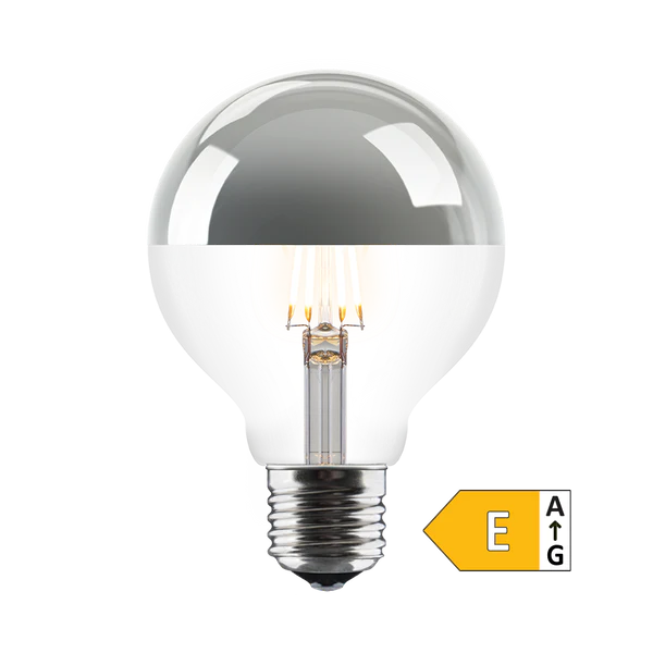 Ampoule LED connectée Idea 7 W avec capuchon argenté par UMAGE