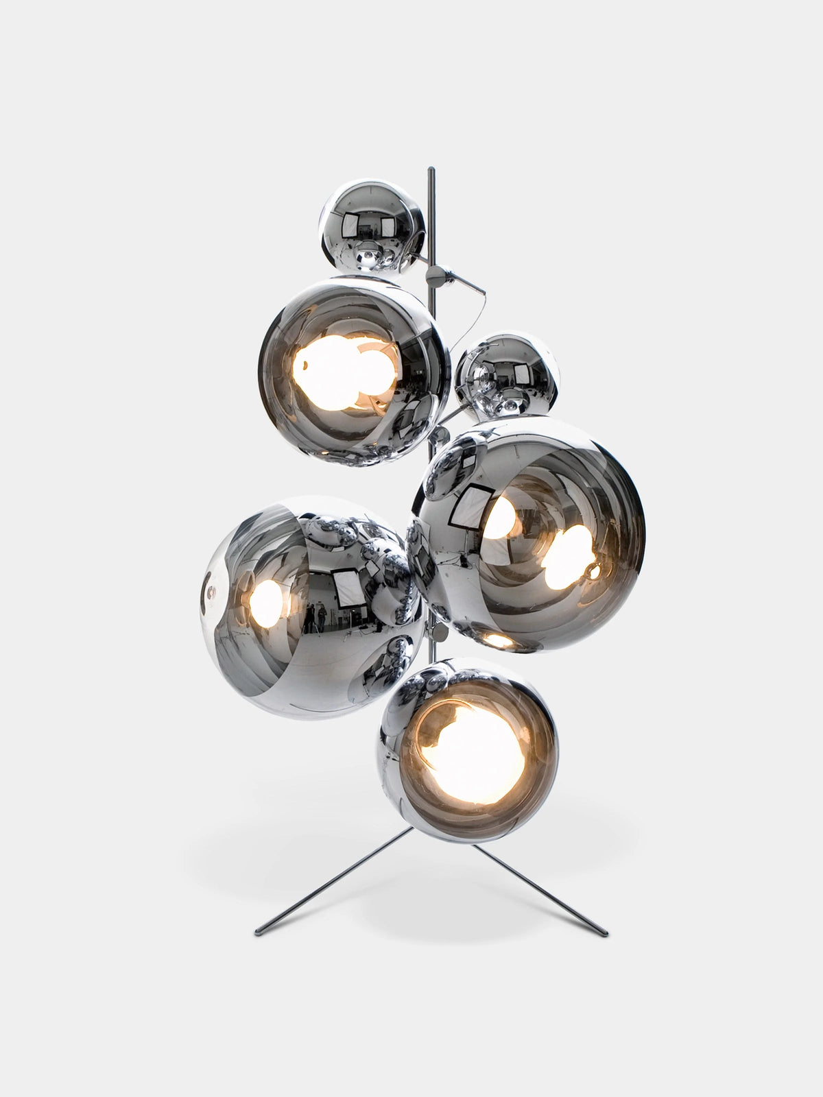 Mirror Ball Floor Chandelier by Tom Dixon