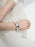 Ribbed Clasp Bangle - Silver Plated by Skultuna