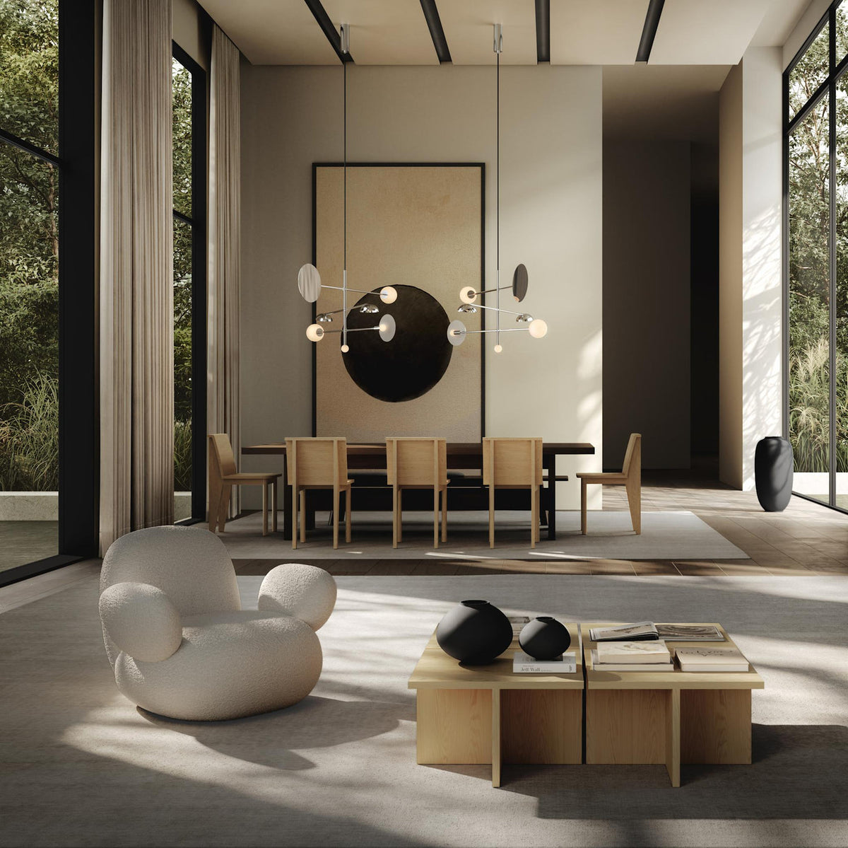 Sunao Vase Slim, Hexa - Black by 101 Copenhagen