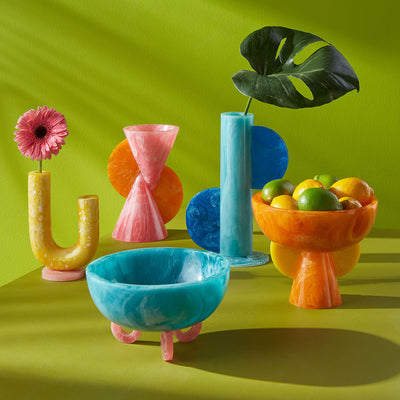 Vase Cylindre Mustique par Jonathan Adler