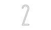 VM-001 Steel Outdoor House Numbers (Made in Canada) by LIXHT