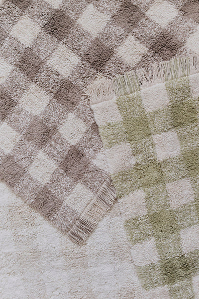 Vichy Washable Rug by Lorena Canals