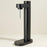 Stelton Brus Carbonator accessory in black metallic finish, designed for carbonating beverages with sleek modern style.