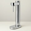 Stelton Brus Carbonator accessory in sleek steel, designed for carbonating beverages with a modern, minimalist style.