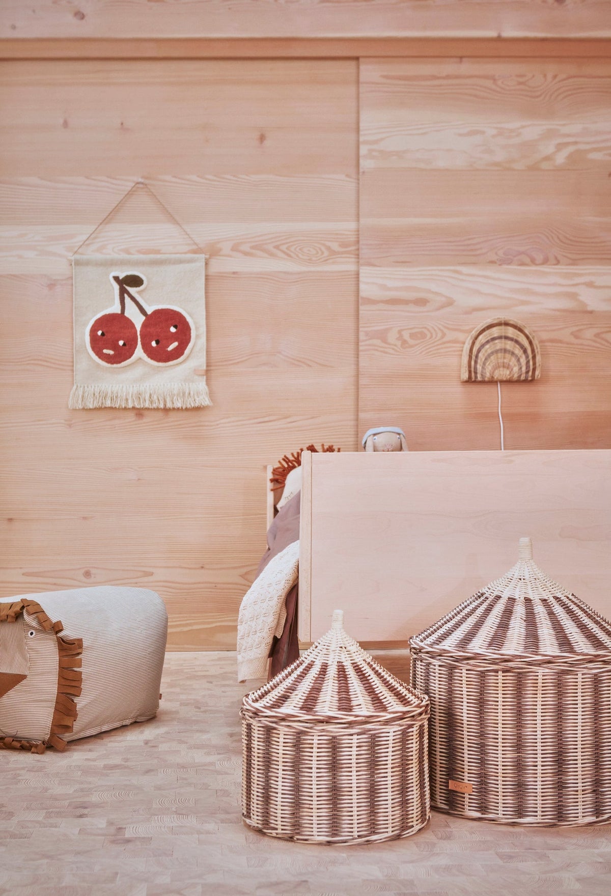 Cherry On Top Wall Rug by OYOY MINI