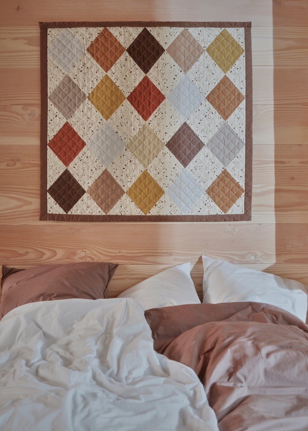 Quilted Aya Wall Rug - Large by OYOY