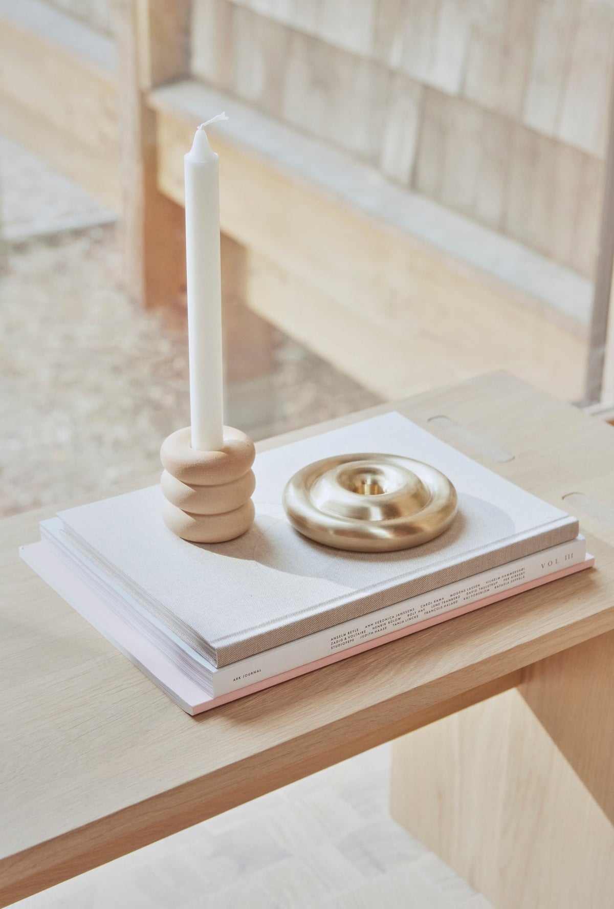 Savi Ceramic Candleholder - High by OYOY