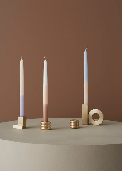 Baari Solid Brass Candleholder by OYOY