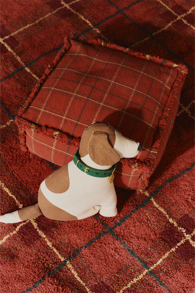 Handloom Tartan Puff by Lorena Canals